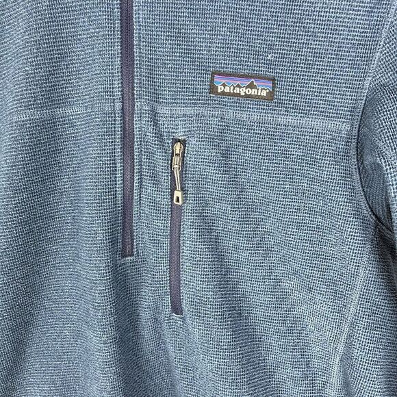 Patagonia Better Sweater 1/4 Zip Fleece Pullover Jacket  Mens S  Blue - Picture 3 of 5
